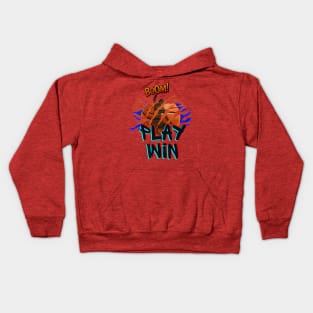 basket-ball play to win Kids Hoodie